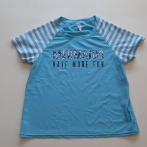 Ideology XL Mermaid short sleeve swim rashguard